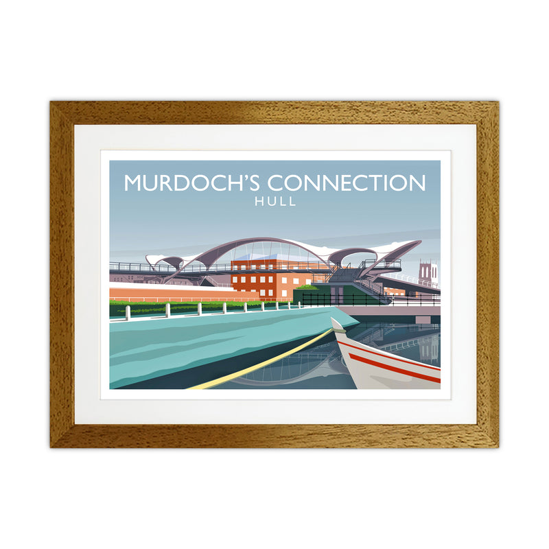 Murdoch's Connection Travel Art Print by Richard O'Neill Oak Grain