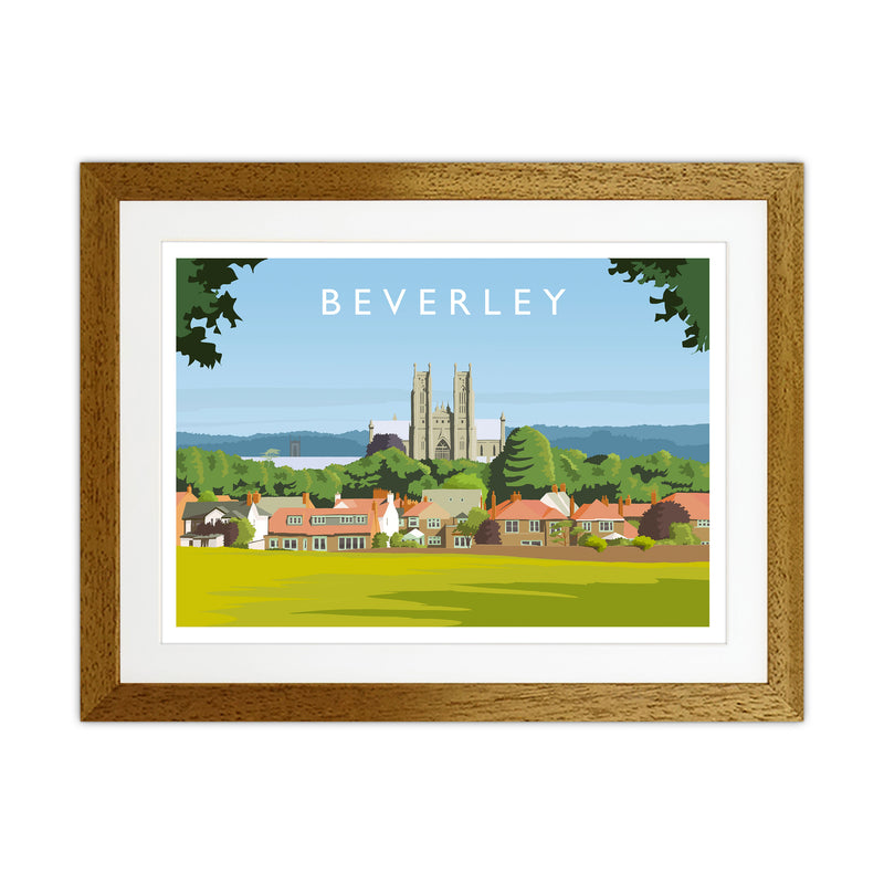 Beverley 3 Travel Art Print by Richard O'Neill Oak Grain