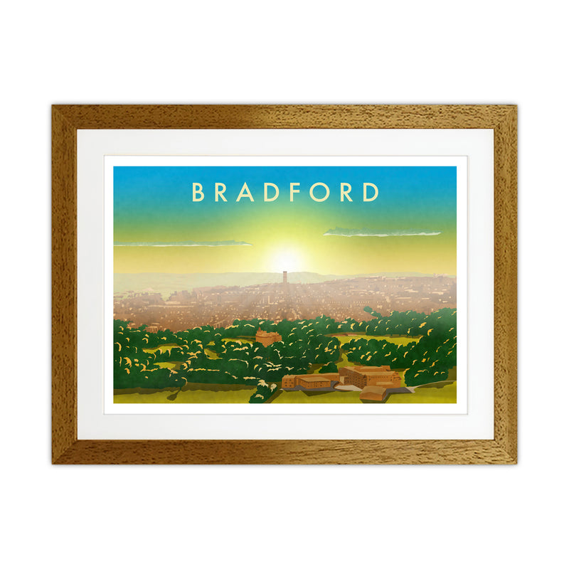 Bradford 2 Travel Art Print by Richard O'Neill Oak Grain