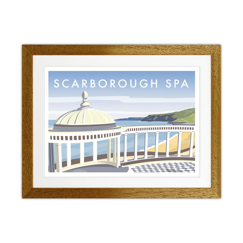 Scarborough Spa Travel Art Print by Richard O'Neill Oak Grain