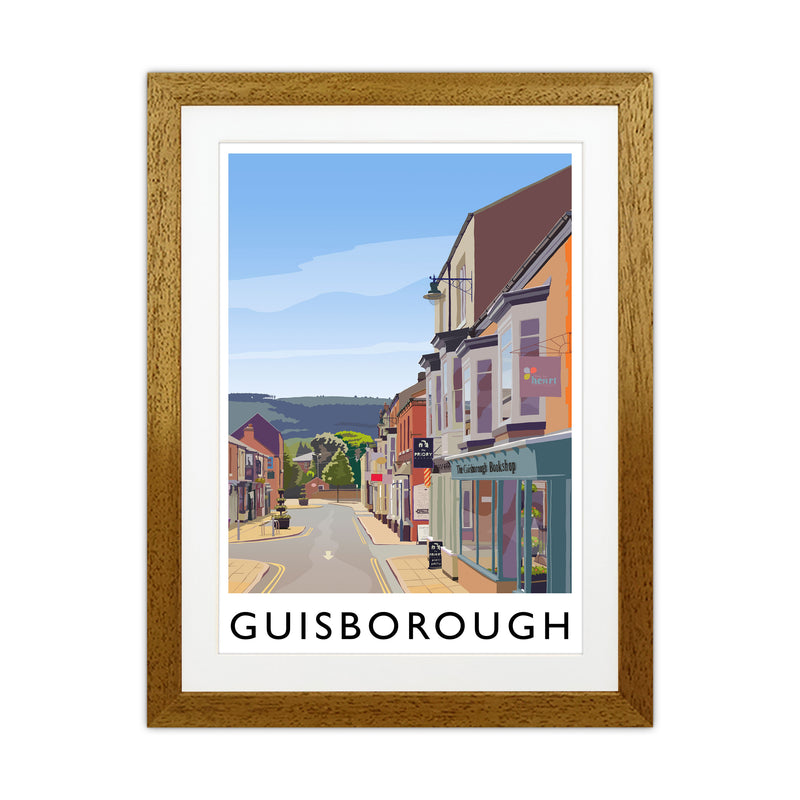 Guisborough 3 Portrait Travel Art Print by Richard O'Neill Oak Grain
