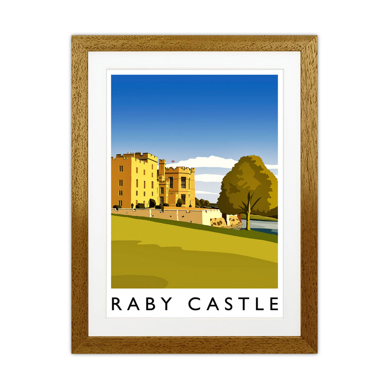 Raby Castle 2 Portrait Travel Art Print by Richard O'Neill Oak Grain
