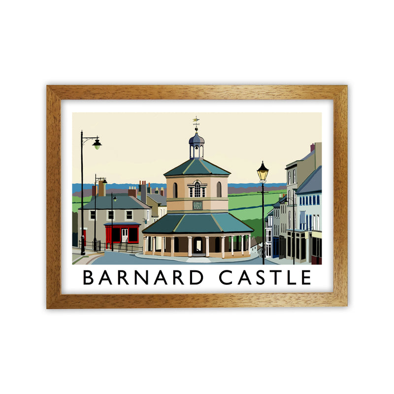Barnard Castle Framed Digital Art Print by Richard O'Neill Oak Grain