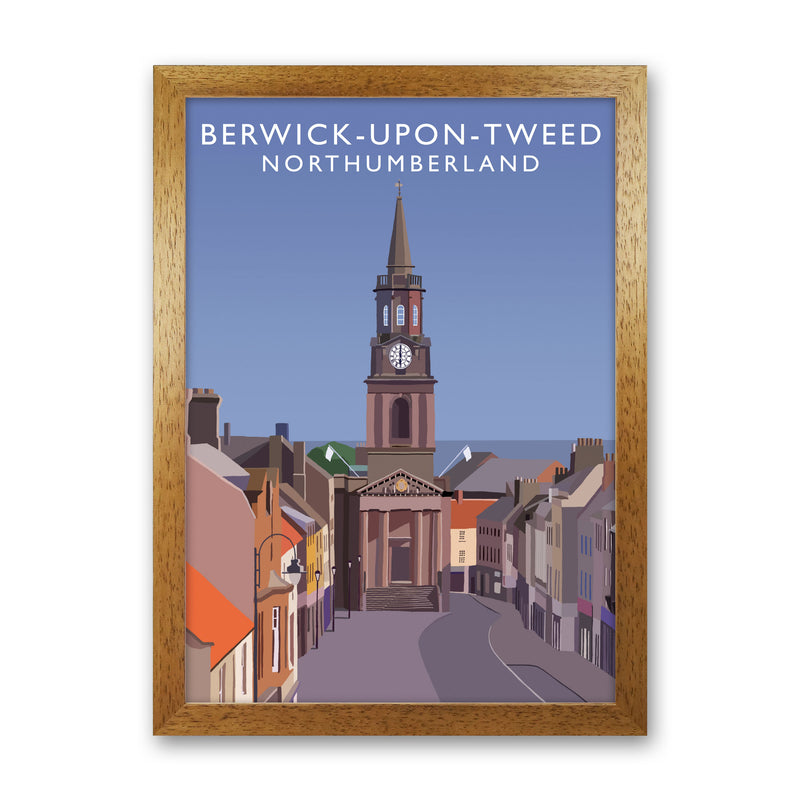 Berwick-Upon-Tweed Northumberland Art Print by Richard O'Neill Oak Grain