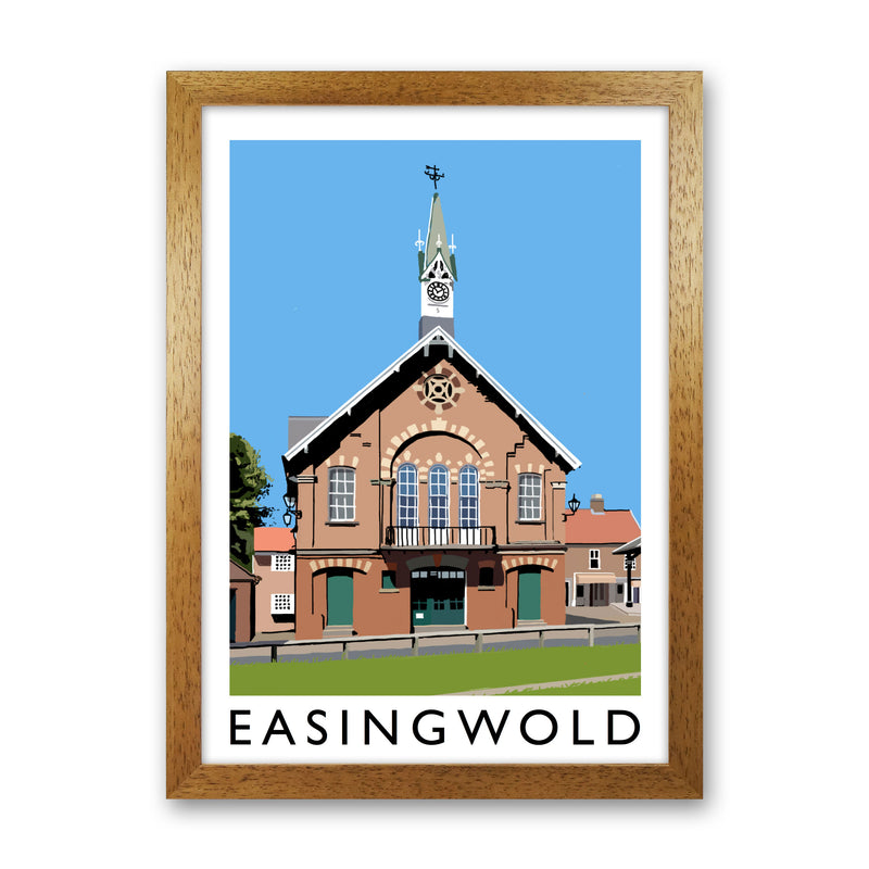 Easingwold Framed Digital Art Print by Richard O'Neill Oak Grain