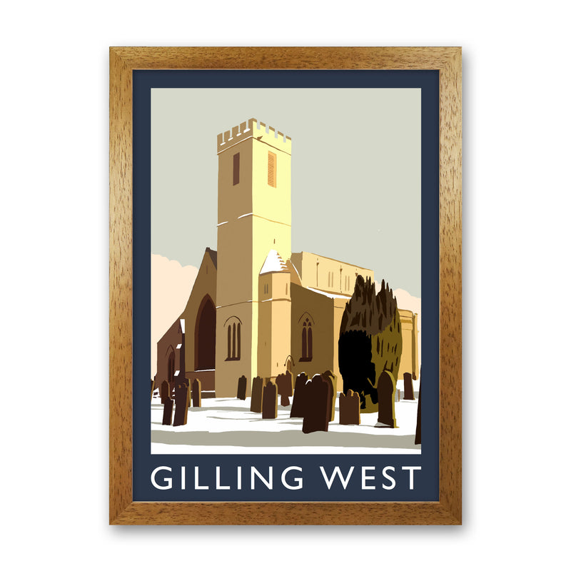 Gilling West Art Print by Richard O'Neill Oak Grain