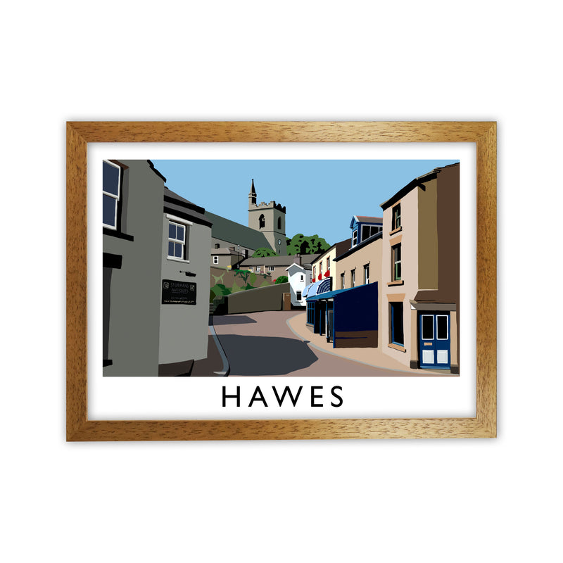 Hawes Art Print by Richard O'Neill Oak Grain