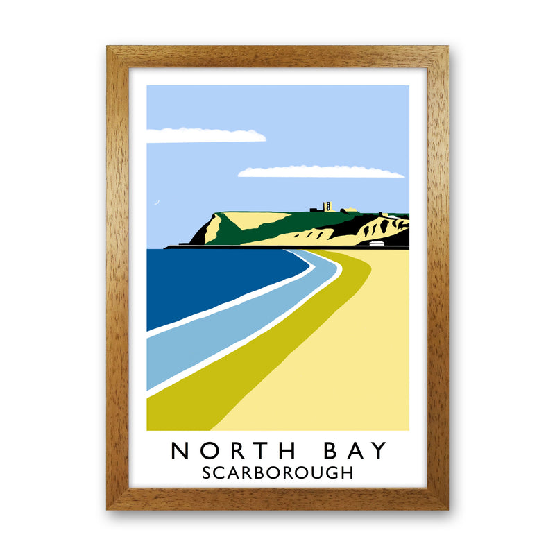 North Bay Scarborough Art Print by Richard O'Neill Oak Grain