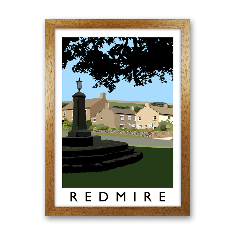 Redmire Art Print by Richard O'Neill Oak Grain