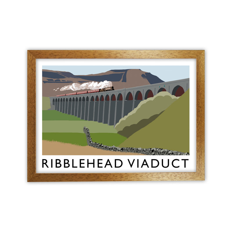 Ribblehead Viaduct Art Print by Richard O'Neill Oak Grain