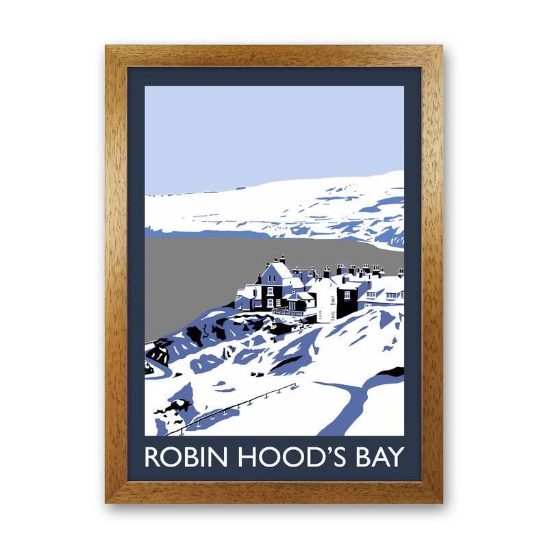 Robin Hood's Bay Art Print by Richard O'Neill Oak Grain