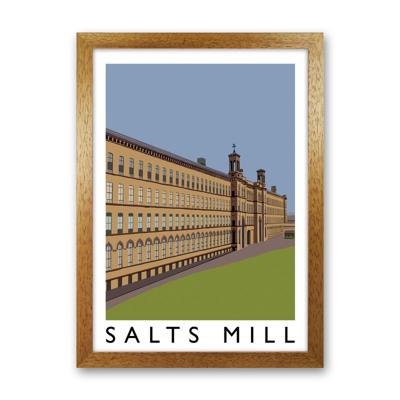 Salts Mill Art Print by Richard O'Neill Oak Grain