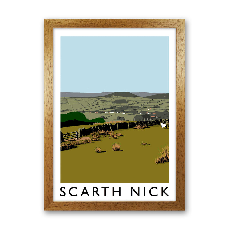 Scarth Nick Art Print by Richard O'Neill Oak Grain