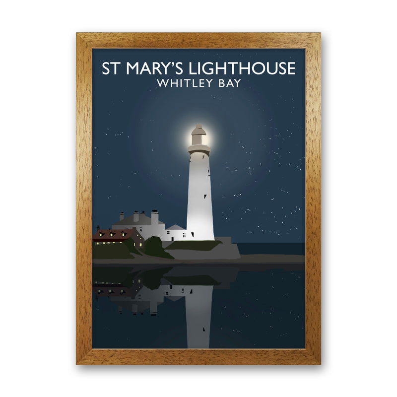 St. Mary's Lighthouse by Richard O'Neill Oak Grain