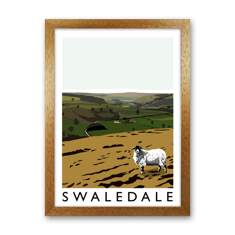 Swaledale Art Print by Richard O'Neill Oak Grain