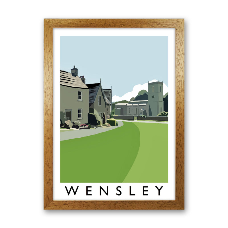 Wensley Art Print by Richard O'Neill Oak Grain