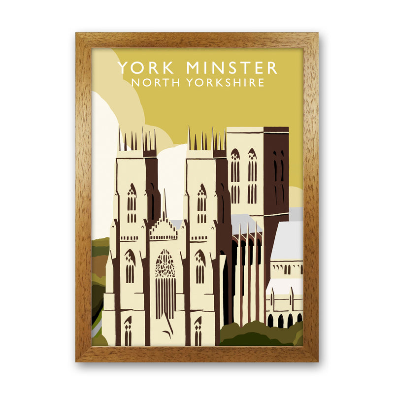 York Minster Art Print by Richard O'Neill Oak Grain