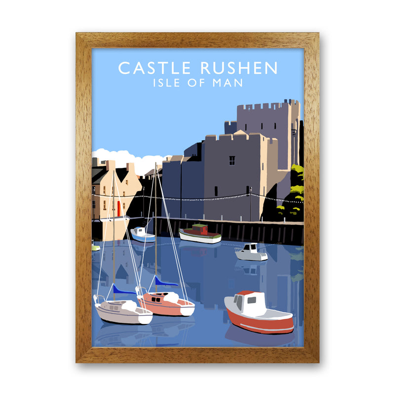Castle Rushen by Richard O'Neill Oak Grain