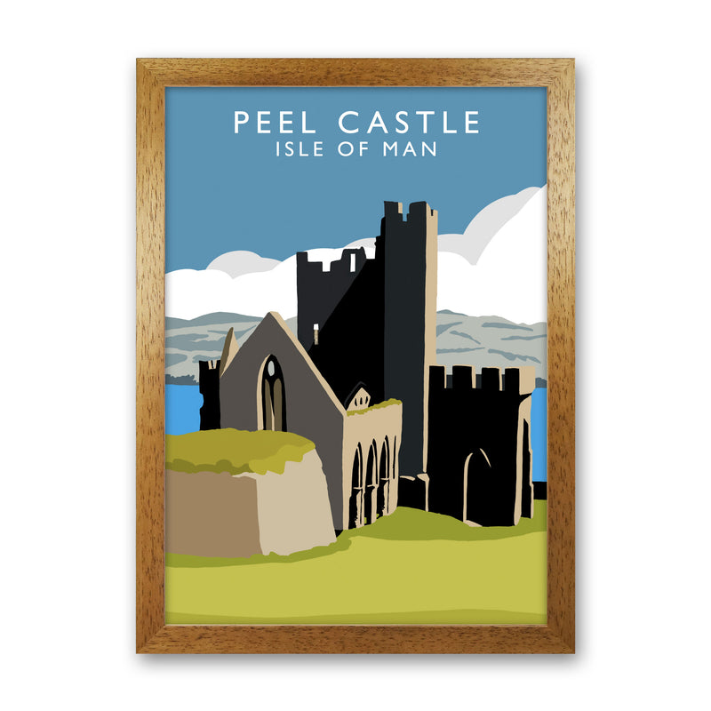 Peel Castle by Richard O'Neill Oak Grain