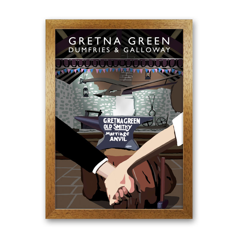 Gretna Green Dumfries & Galloway Art Print by Richard O'Neill Oak Grain