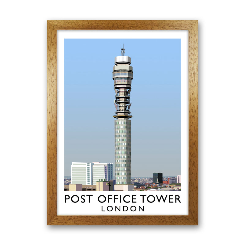 Post Office Tower London Art Print by Richard O'Neill Oak Grain