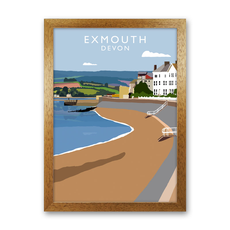 Exmouth Devon Art Print by Richard O'Neill Oak Grain