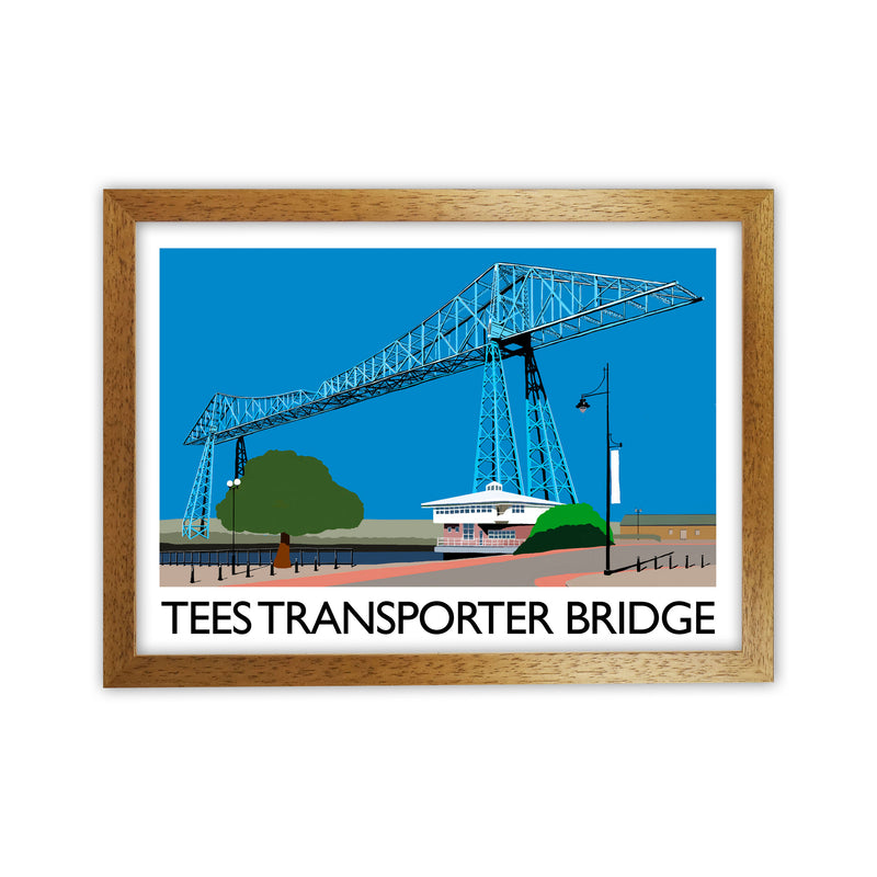 Tees Transporter Bridge by Richard O'Neill Oak Grain