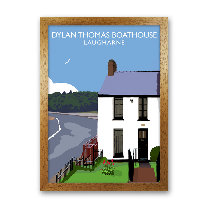 Dylan Thomas Boathouse by Richard O'Neill Oak Grain