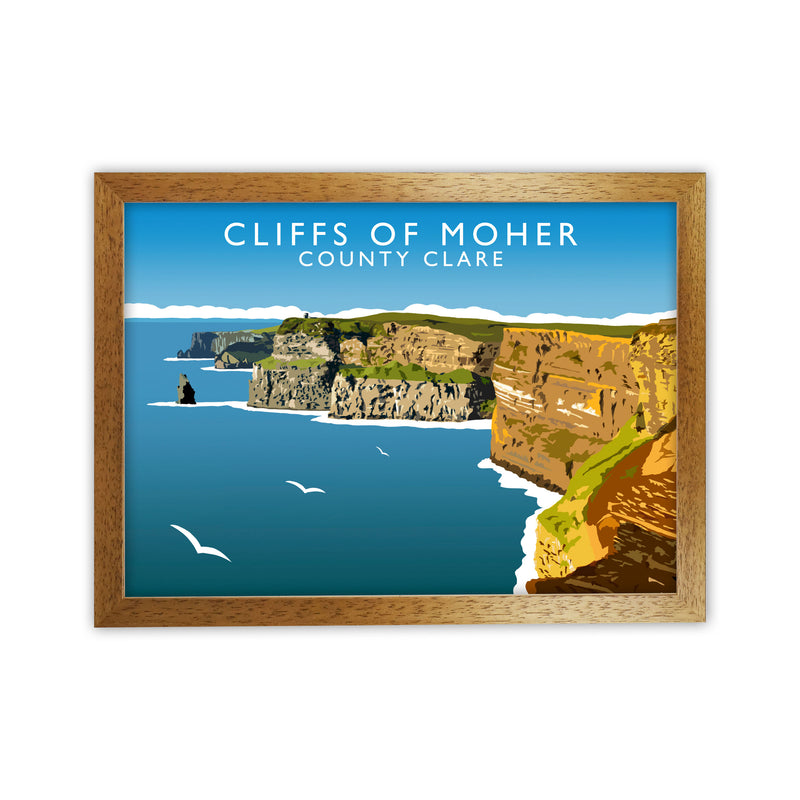 Cliffs Of Moher by Richard O'Neill Oak Grain
