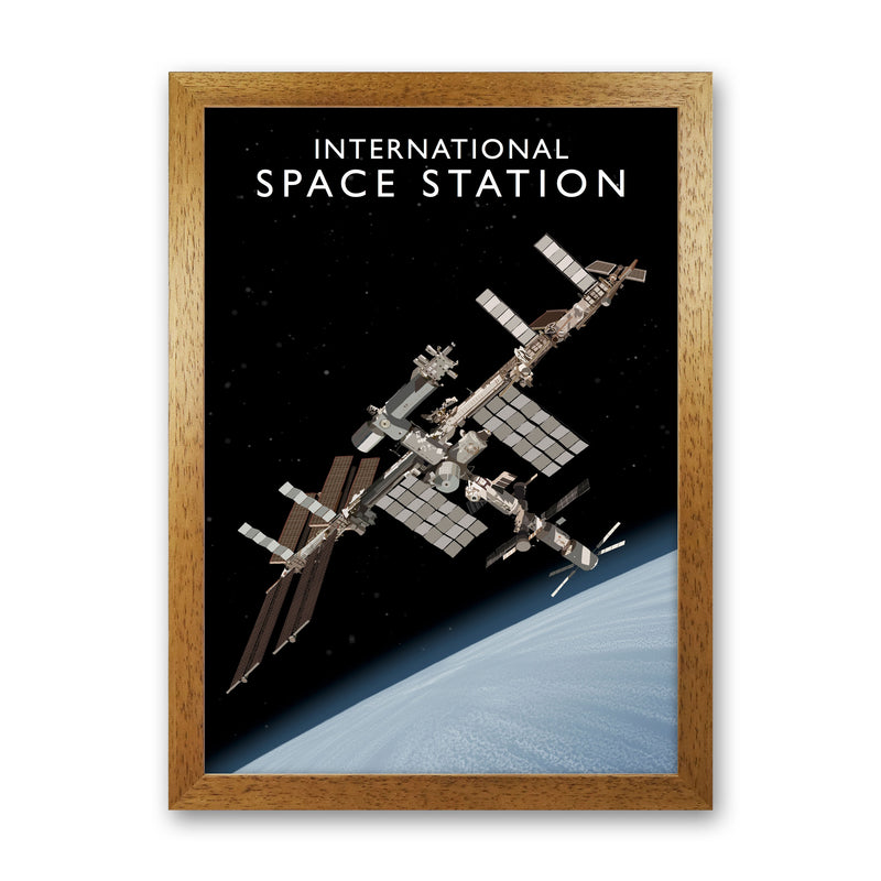 International Space Station by Richard O'Neill Oak Grain