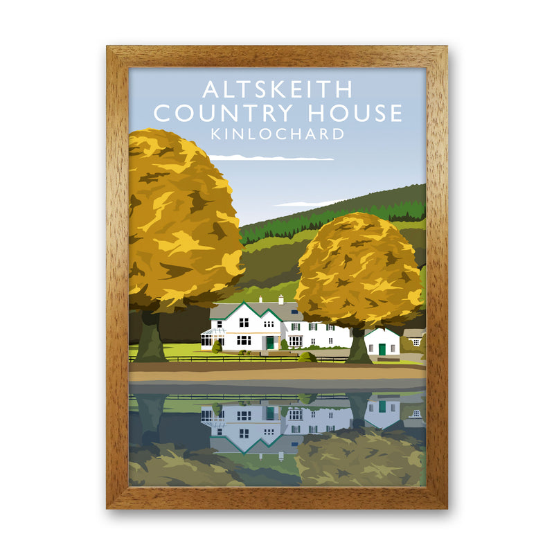 Altskeith Country House (Portrait) by Richard O'Neill Oak Grain