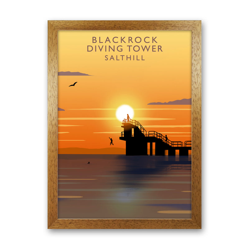 Blackrock Diving Tower (Sunset) (Portrait) by Richard O'Neill Oak Grain