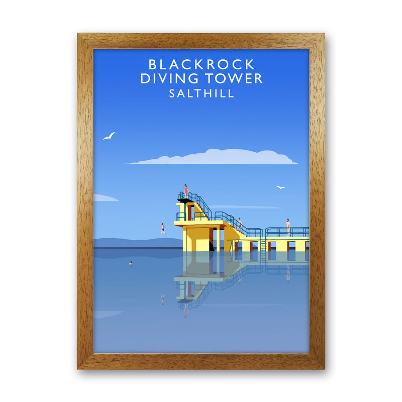 Blackrock Diving Tower (Portrait) by Richard O'Neill Oak Grain