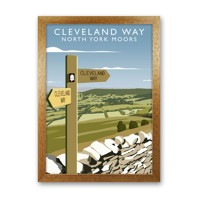 Cleveland Way (Portrait) by Richard O'Neill Oak Grain