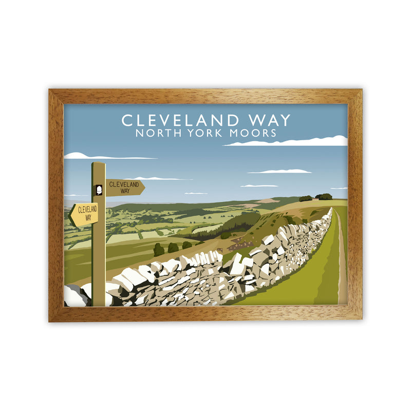 Cleveland Way North York Moors Art Print by Richard O'Neill Oak Grain