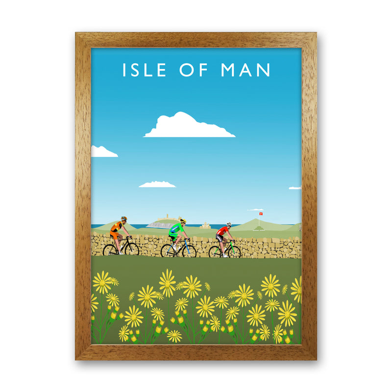 Isle of Man Art Print by Richard O'Neill Oak Grain