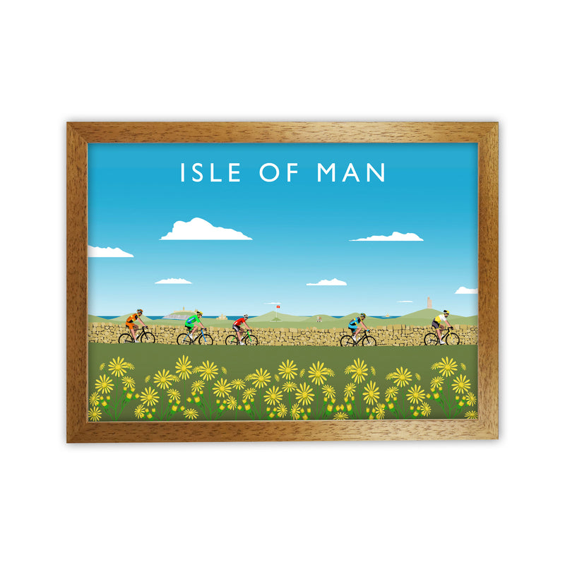Isle Of Man Cycling (Landscape) by Richard O'Neill Oak Grain
