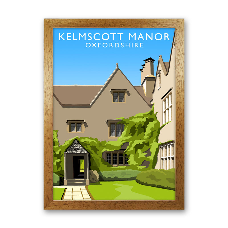 Kelmscott Manor (Portrait) by Richard O'Neill Oak Grain
