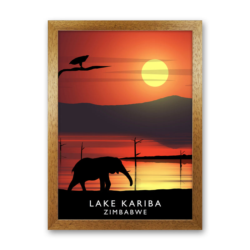 Lake Kariba (Portrait) by Richard O'Neill Oak Grain
