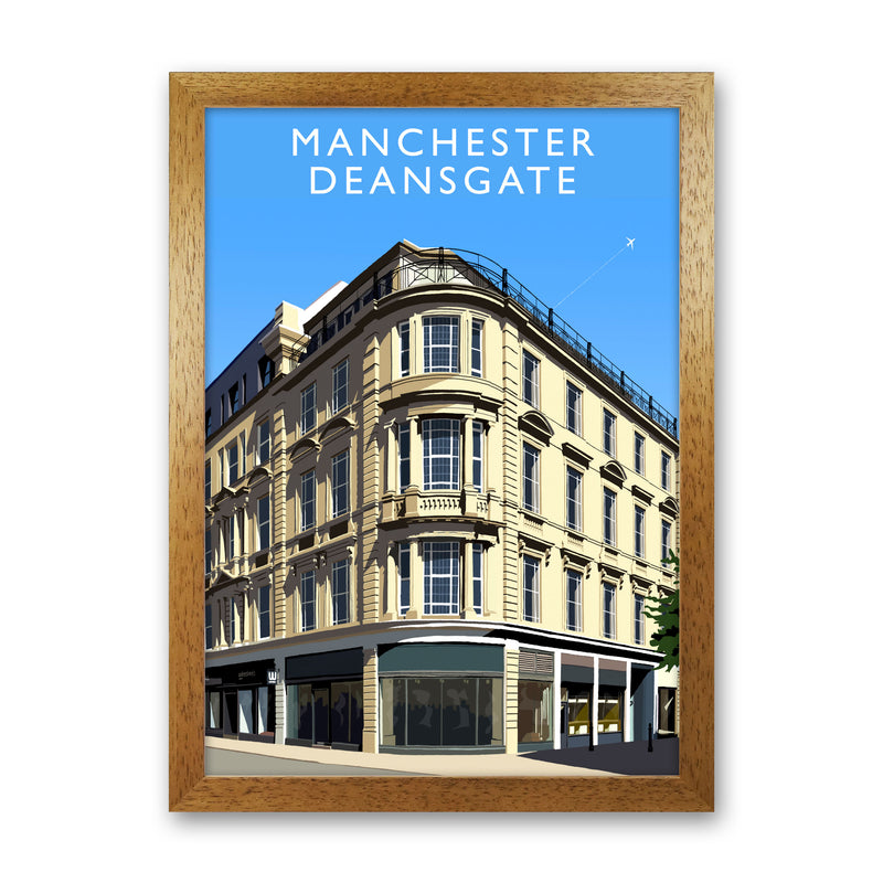 Manchester Deansgate (Portrait) by Richard O'Neill Oak Grain