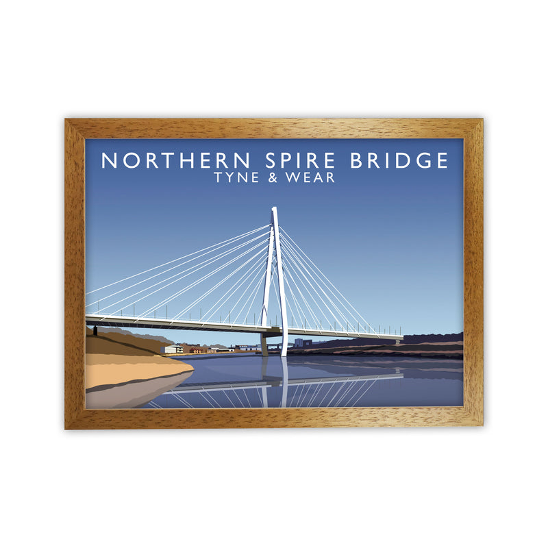 Northen Spire Bridge (Landscape) by Richard O'Neill Oak Grain