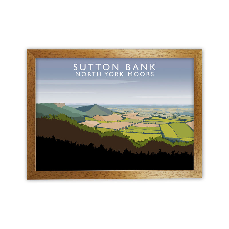 Sutton Bank North York Moors Art Print by Richard O'Neill Oak Grain