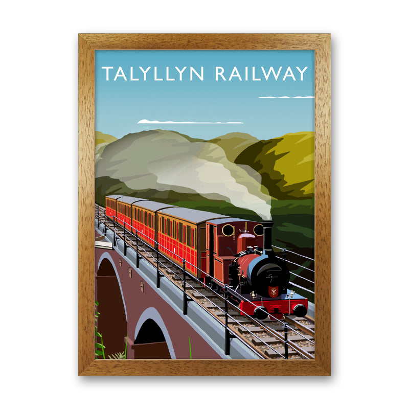 Talyllyn Railway (Portrait) by Richard O'Neill Oak Grain
