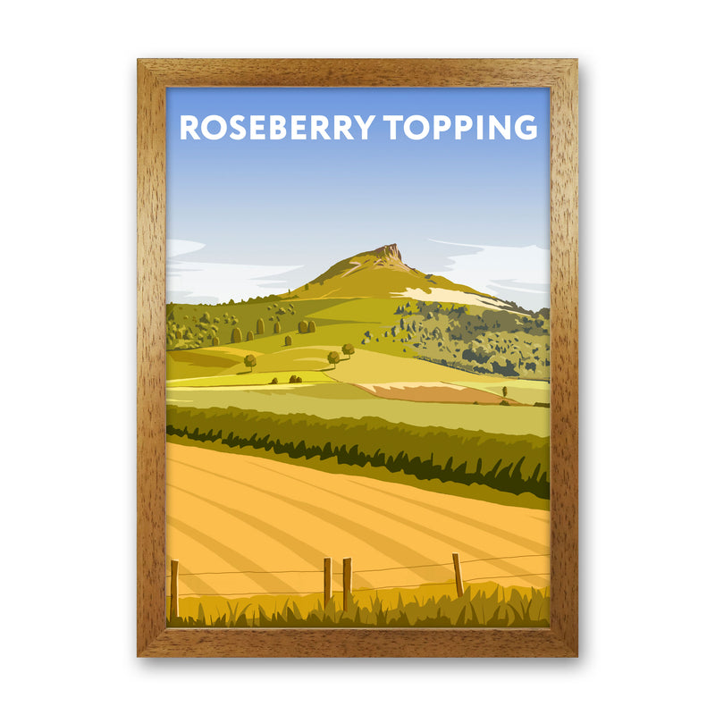 Roseberry Topping2 Portrait by Richard O'Neill Oak Grain
