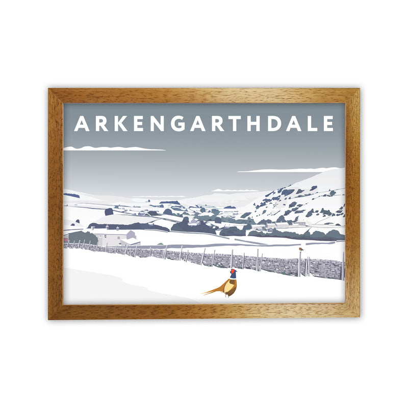 Arkengarthdale In Snow by Richard O'Neill Oak Grain