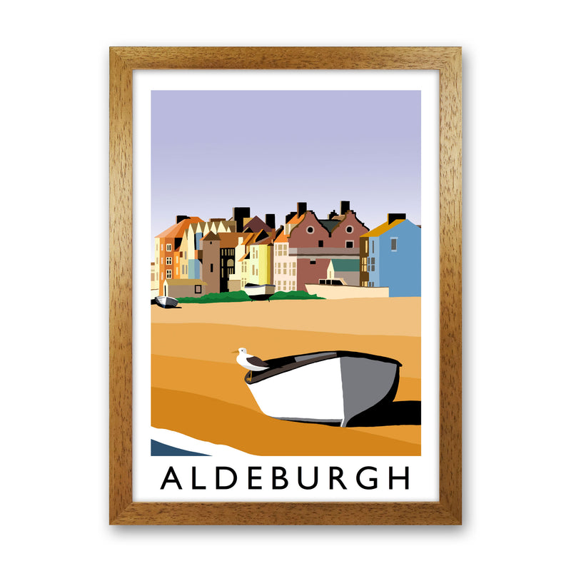 Aldeburgh Art Print by Richard O'Neill Oak Grain