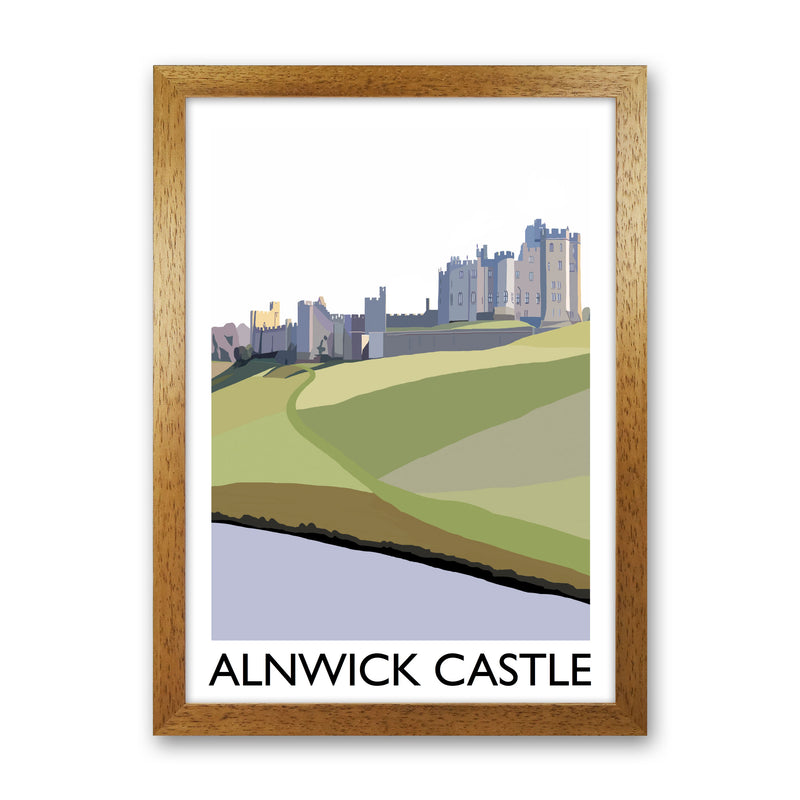 Alnwick Castle Portrait by Richard O'Neill Oak Grain