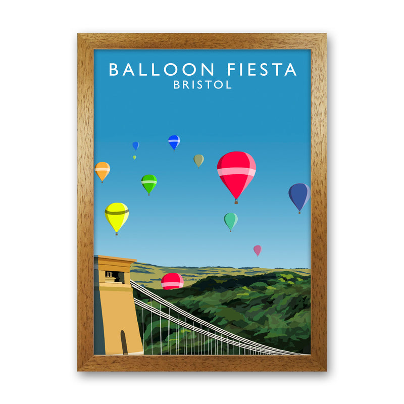 Balloon Fiesta Bristol Portait by Richard O'Neill Oak Grain