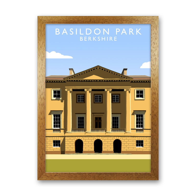 Basildon Park Portrait by Richard O'Neill Oak Grain