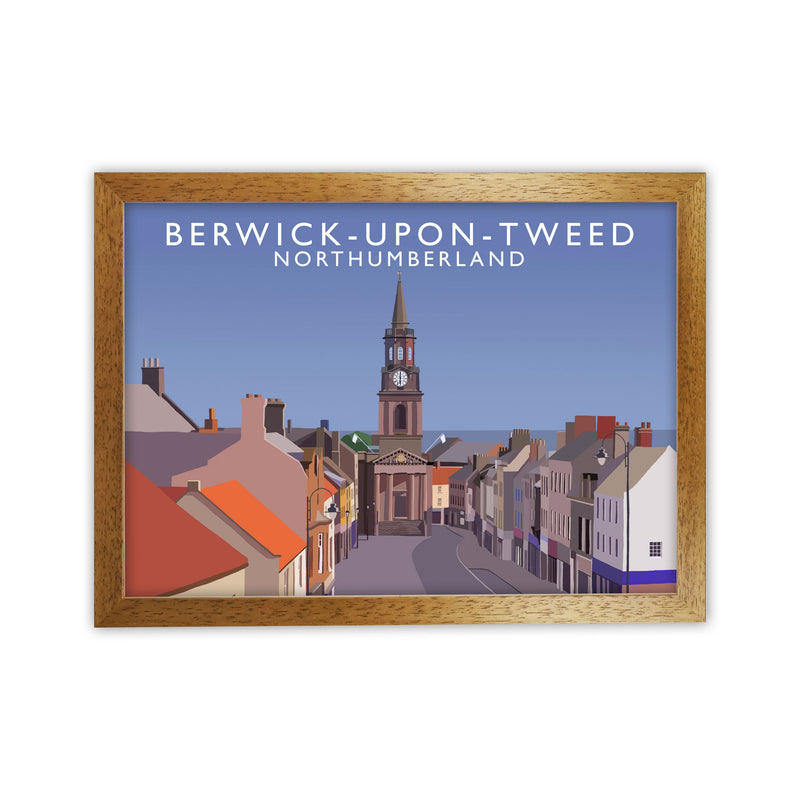 Berwick-Upon-Tweed Northumberland Art Print by Richard O'Neill Oak Grain